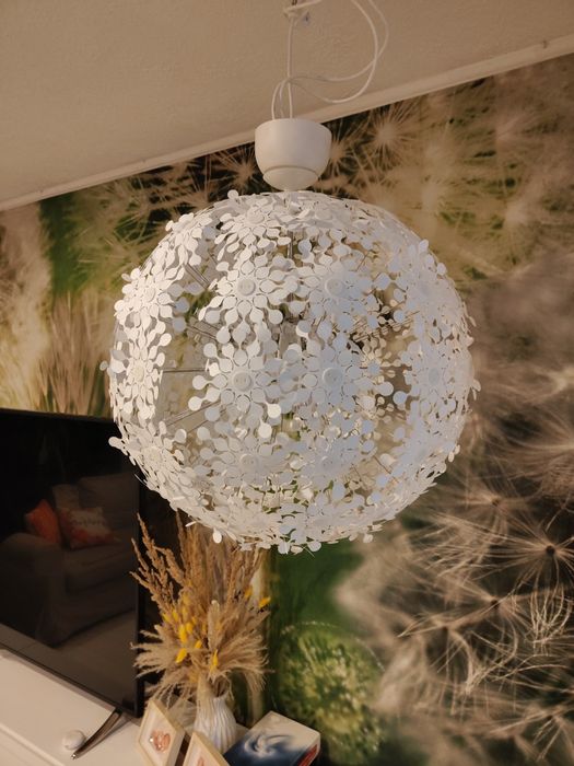 IKEA GRIMSAS lampa wisząca, biały, 55 cm