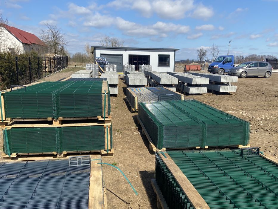 Ogrodzenia panelowe, panel fi 4  + montaż