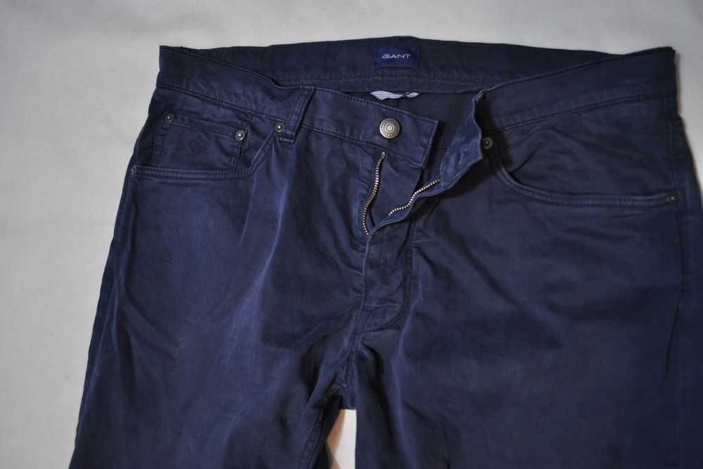 GANT HAVES Slim L 96cm 36/32 męskie spodnie jeansowe slim stretch s9v