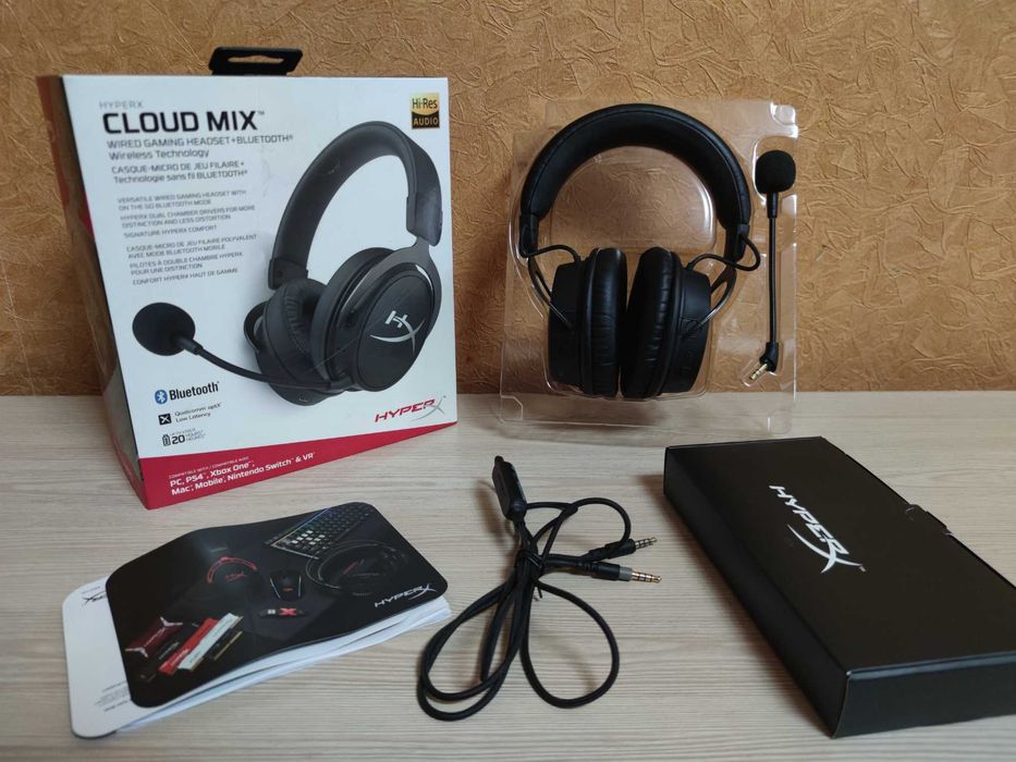 Беспроводная игровая гарнитура HyperX Cloud MIX Hi-Res Audio
