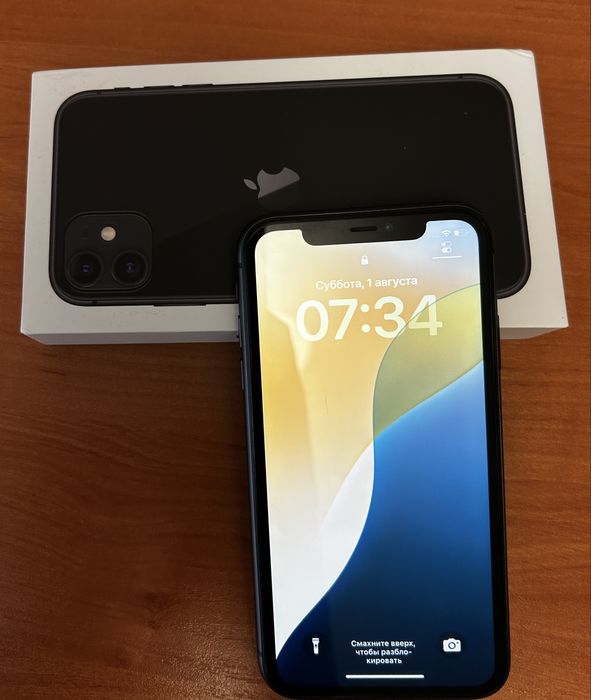 iPhone  11 чёрный 128 Gb б/у