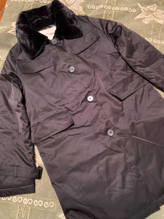 Куртка тёплая полупальто С-М.