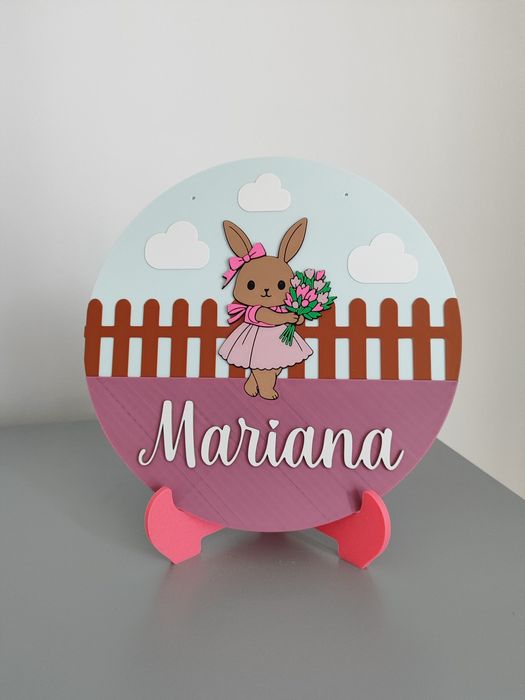 Placas personalizadas com nome