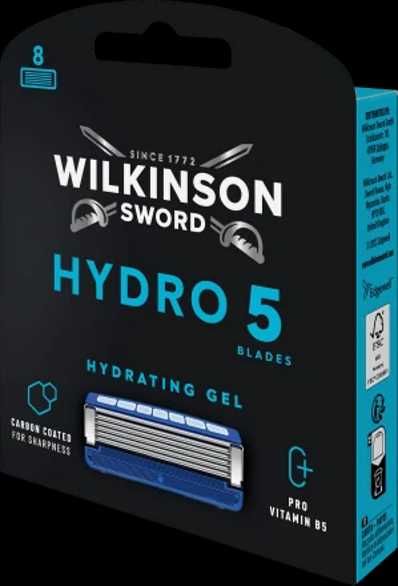 WILKINSON Hydro 5 Hydrating Gel чол. картриджі, 8 шт. Є гурт! США