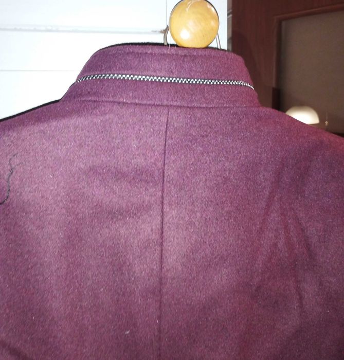 KURTKA - ocieplana bordowa