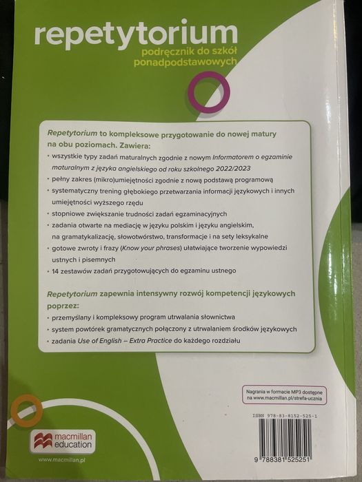 Repetytorium podręcznik do szkół ponadpodstawowych