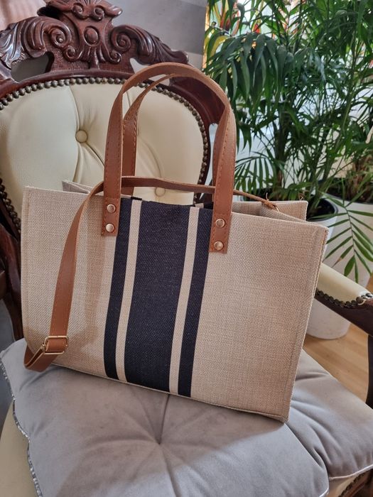 Torba koszyk szoperka stylowy damski