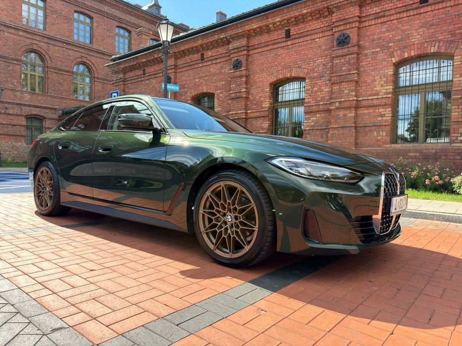 BMW Seria 4 Piękny nietuzinkowy lakier + oryginalny kolor skórzanej tapicerki