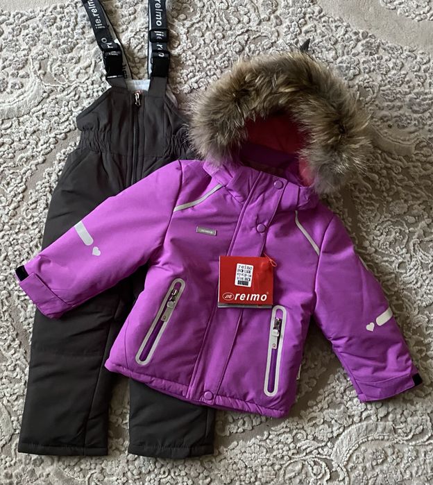 Зимовий дитячий термо комбінезон на/для дівчинки HR.Reimo 92-110