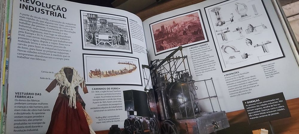 Livro "UAU! Fantástica Enciclopédia Visual" - Civilização (Impecável)