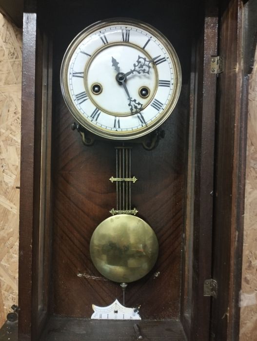 Stary zegar ścienny Gustav Becker A25 sprawny