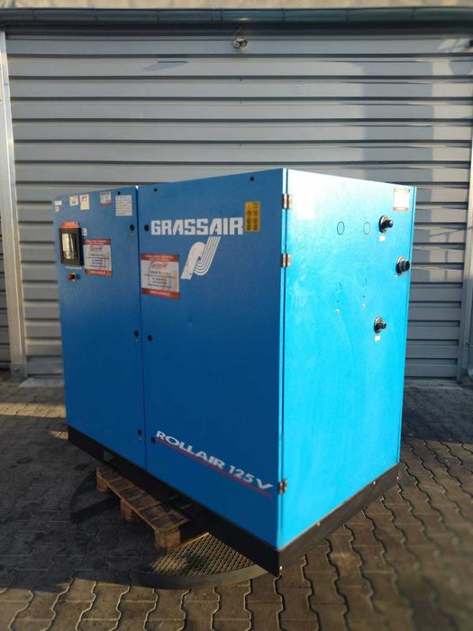 Sprężarka śrubowa Grassair RLR125 V,90KW,S015539