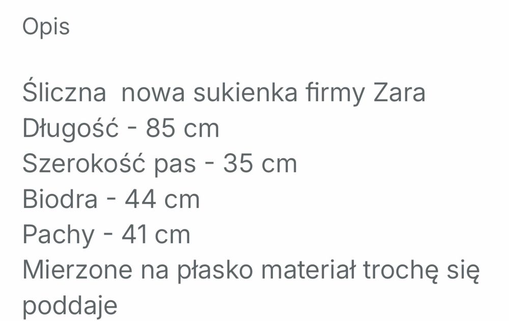 Kremowa krótka sukienka