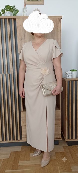 Śliczna sukienka na wesele lub inną uroczystość rozmiar 44/46