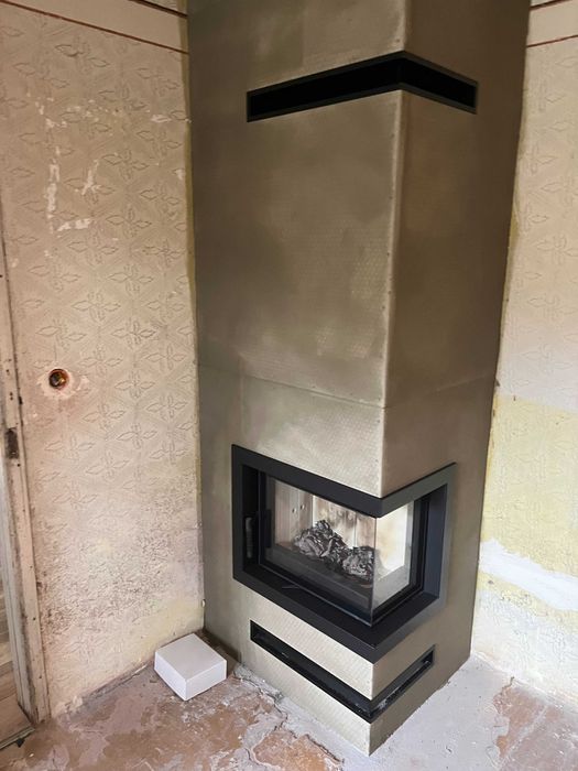 Kominek naroży Floki S Kratki.pl - cena z montażem