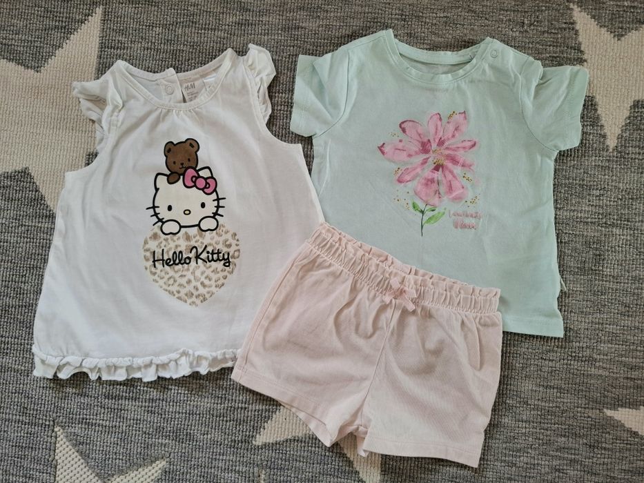 Letni zestaw dziewczęcy r.68