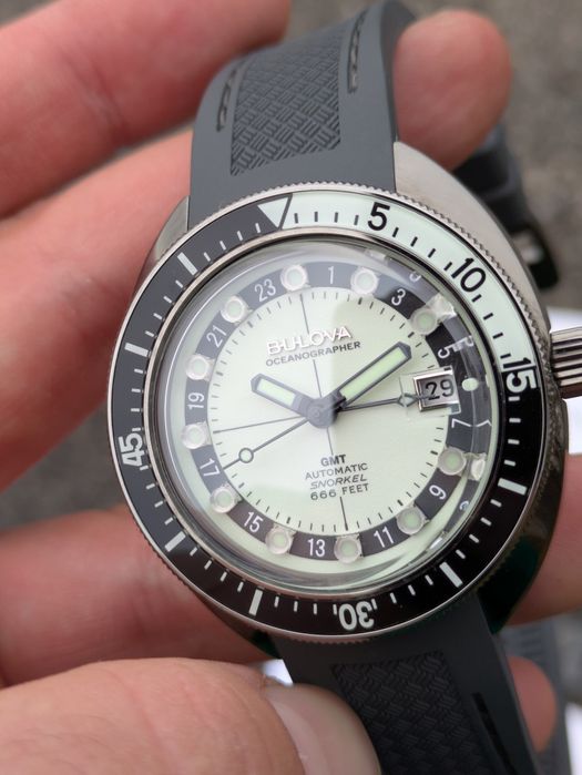 Zegarek Bulova Oceanographer szafir GMT automatyczny