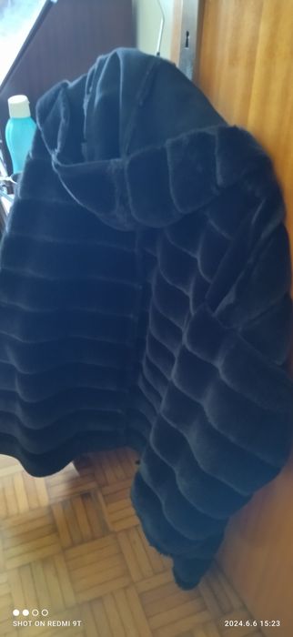 Casaco pele sintético