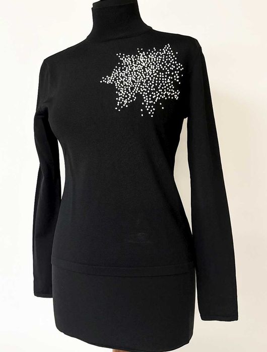 Bluzka sweterek półgolf  stretch marki Yorn R 36/38