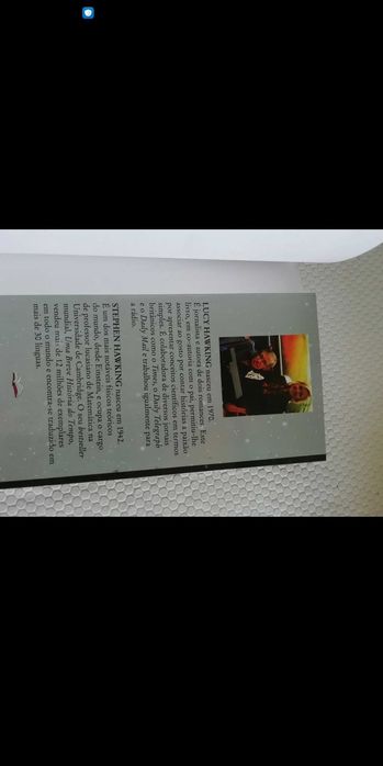 Livro "A chave secreta para o universo", de Lucy & Stephen Hawking,