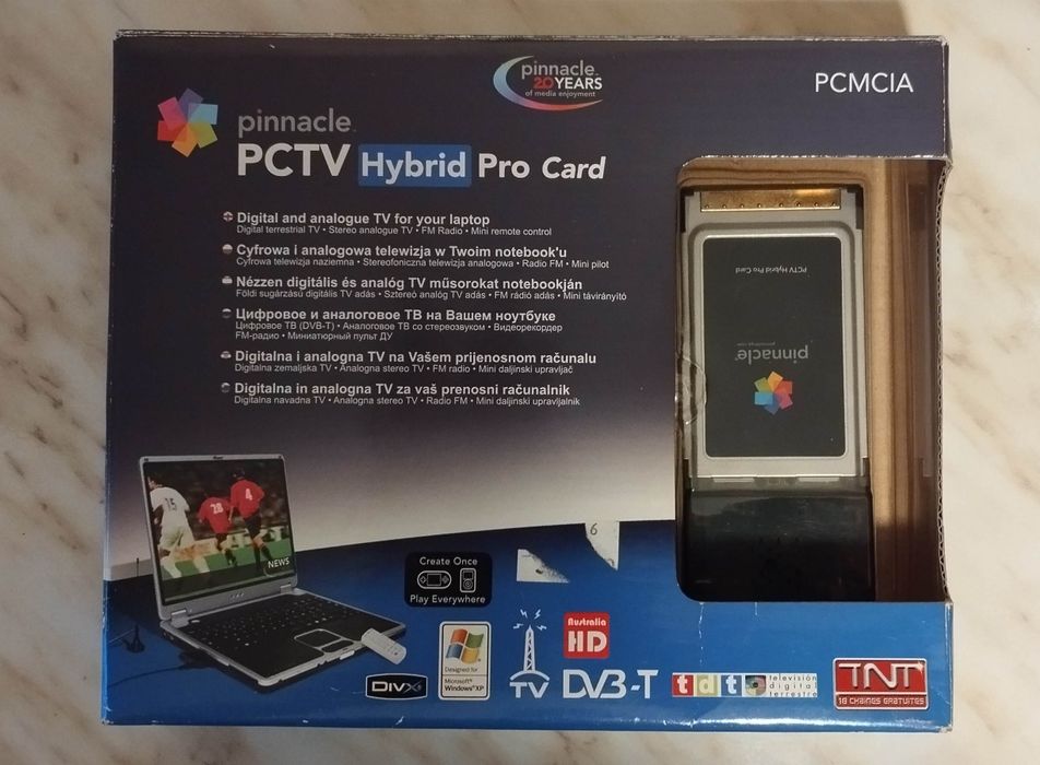 Pinnacle Tuner TV do laptopa