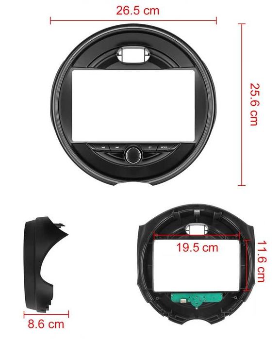 Auto Rádio Android Ecrã GPS Mini Cooper F55 F56 F57 CarPlay + Câmara