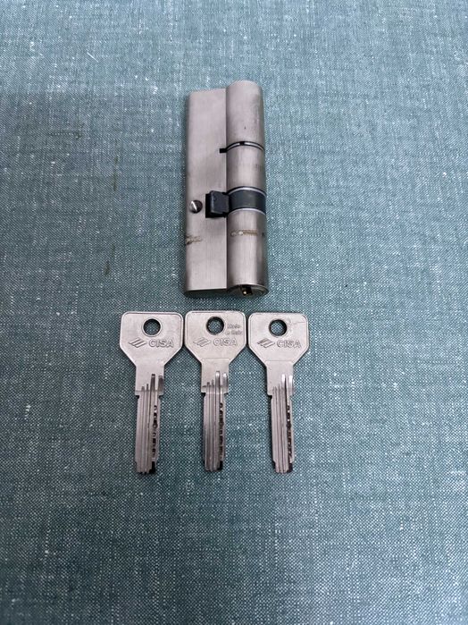 Canhão de Fechadura CISA com 3 Chaves