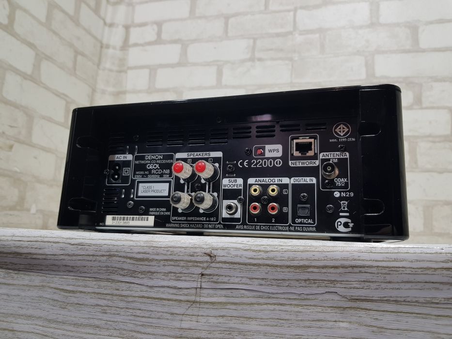 Стерео ресивер/програвач DENON RCD-N8, *2x65 Вт, Wi-Fi, USB, б/у з Німеччини