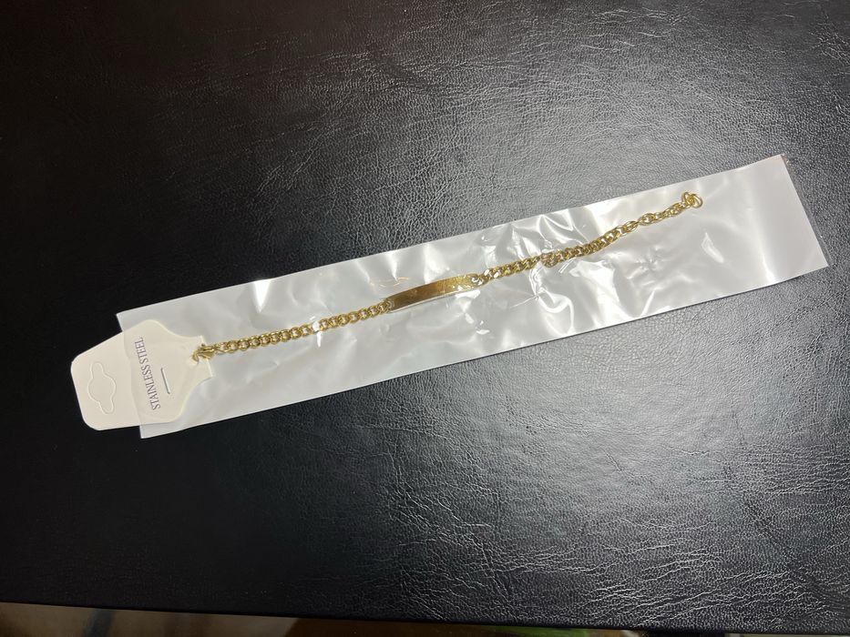 Pulseira banhada em ouro