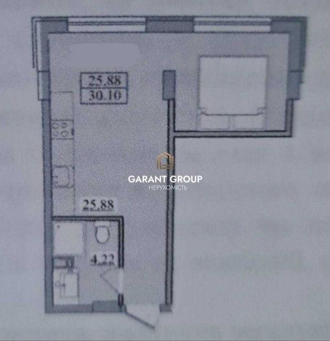 Однокімнатна квартира / Новий будинок / 10 станція Фонтану