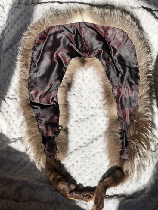 Чорнобурка, чернобурка, комір хутро