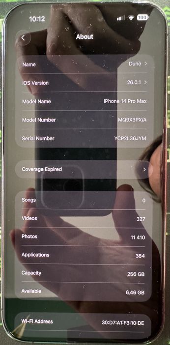 IPhone 14 pro max 256GB fioletowy