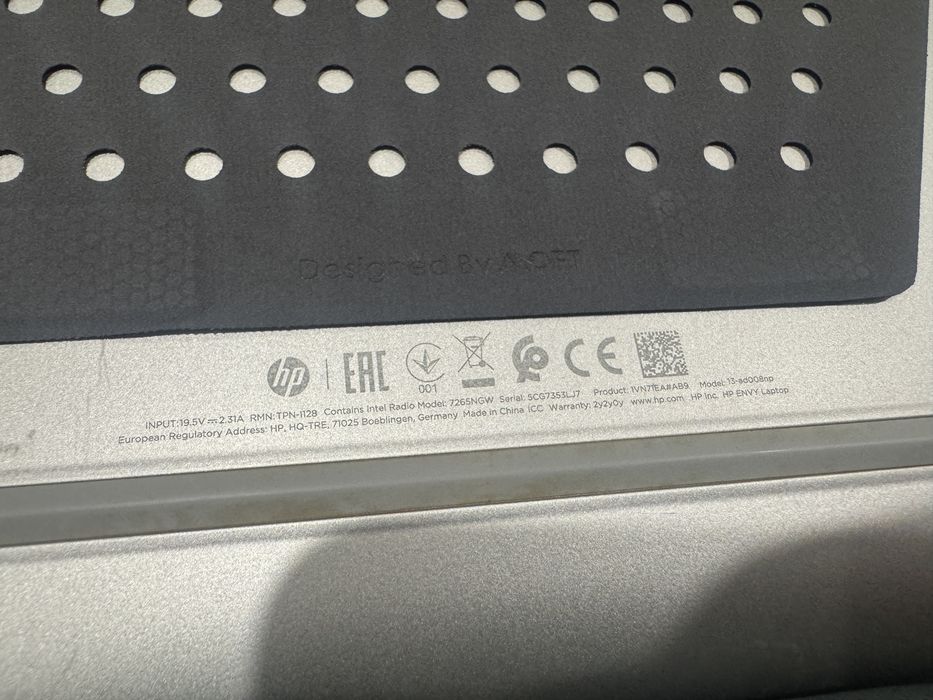 portátil HP Envy 13-ad008np
