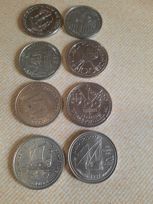 Moedas comemorativas portuguesas 100 escudos