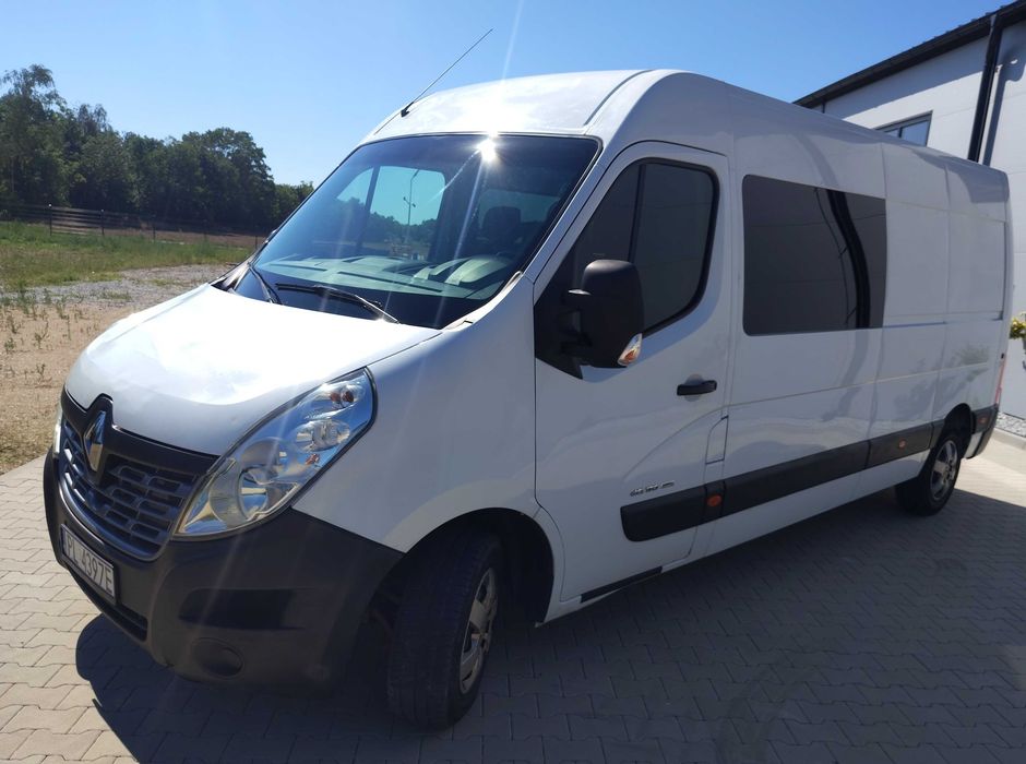 RENAULT MASTER 3 BRYGADÓWKA doka 7os 170 km klima !