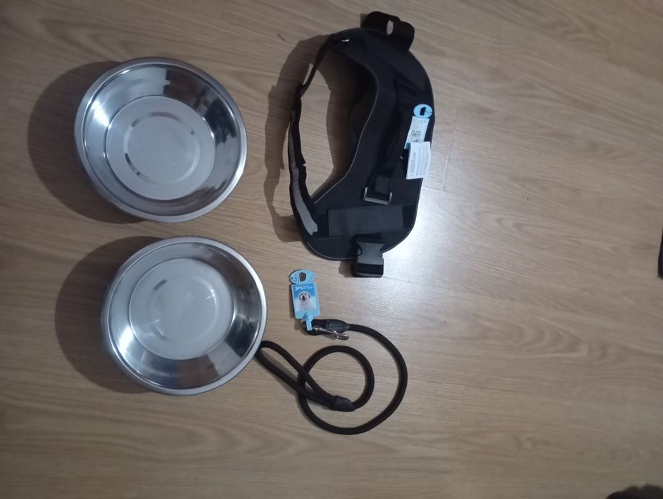 Conjunto de acessórios ara cão de porte medio/grande