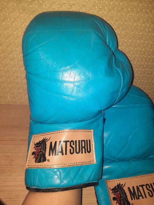 Кожаные перчатки Matsuru для единоборств