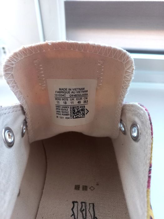 Andy Warhol Converse All Star Yellow Pink Cow Low