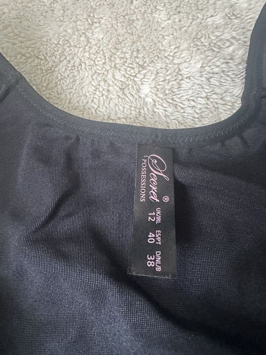 Body modelujace, wyszczuplajace rozmiar L, klasyczna czerń