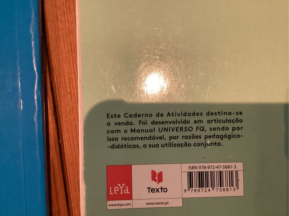 Livro Aberto 8 CA, Mat 8, Fair Play 5/6, HSI Historia 8 CA, Queromos Descobrir 8, Novo Universo FQ 8 CA, Estou contigo 6