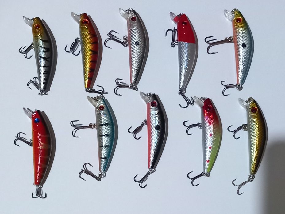 Lote de rapalas de pesca