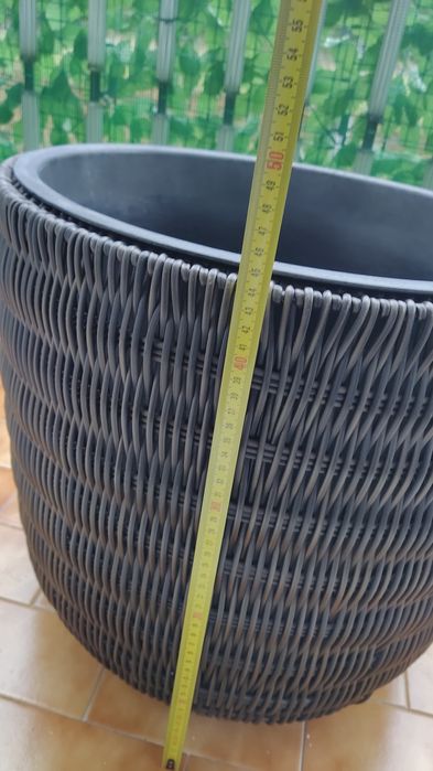 Vaso para plantas Castanho