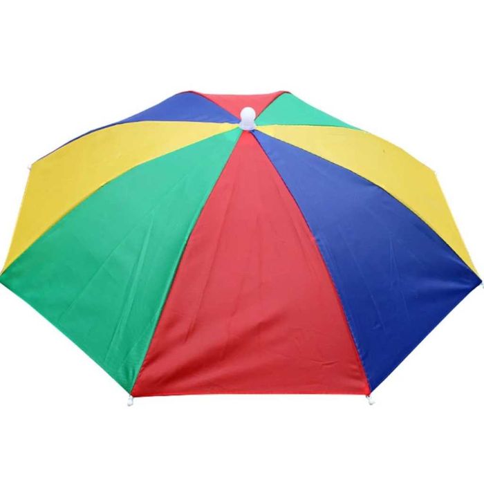 Parasol chroniący przed deszczem i słońcem.
