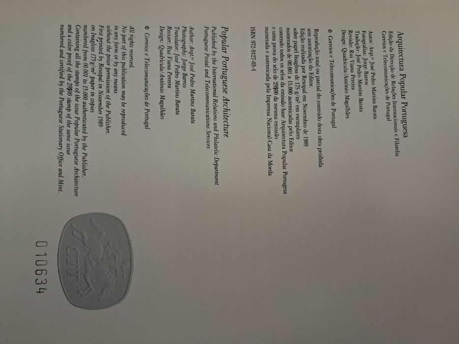 10 Livros dos CTT com selos