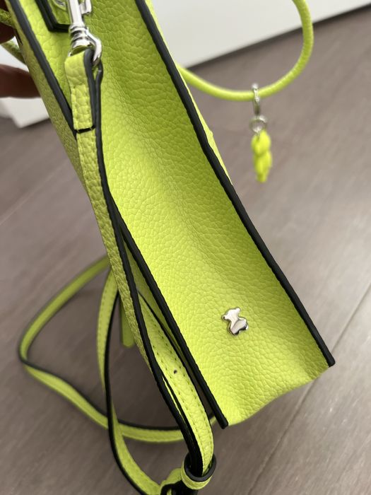 Mała torebka TOUS La Rue Pop limonkowa