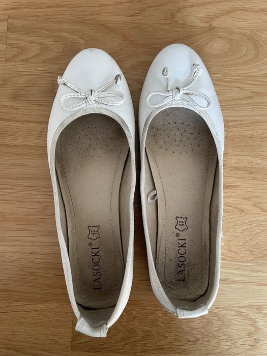 Lasocki 38 baleriny skorzane