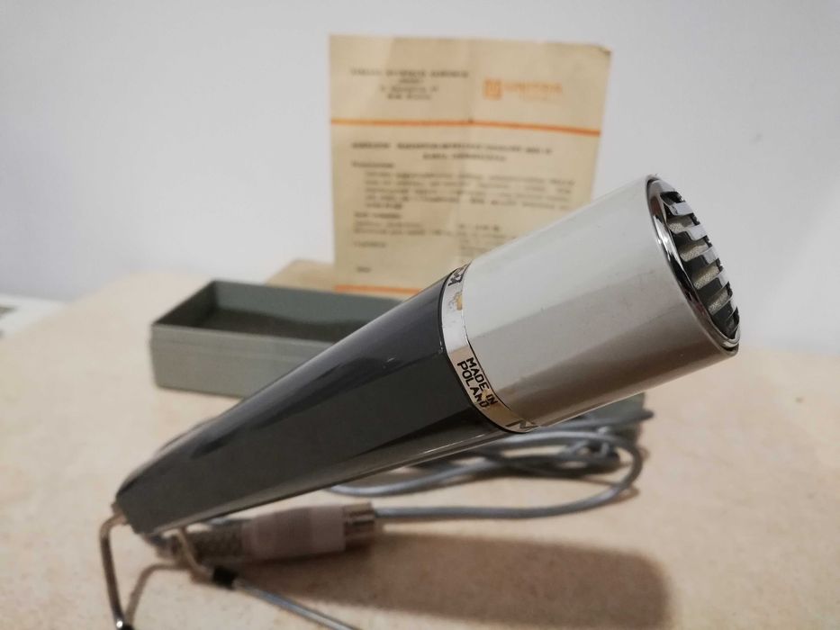 PRL Stary mikrofon Tonsil Unitra MDO-IX