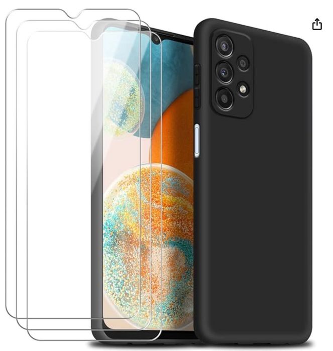 Zestaw Samsung A23 5G Case + 3x SZKŁO OCHRONNE