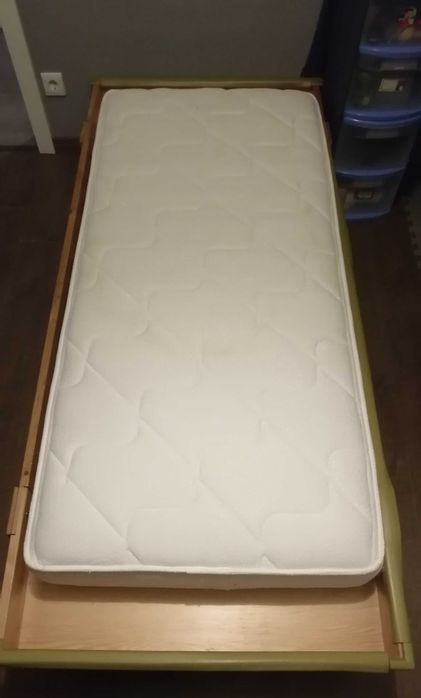 Cama criança extensível IKEA Vikare com colchão Molafex 2020 Saúde