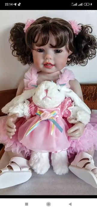 Продам нову реалістичну ляльку куклу пупса Реборн, 50 -60 см Оригінал!